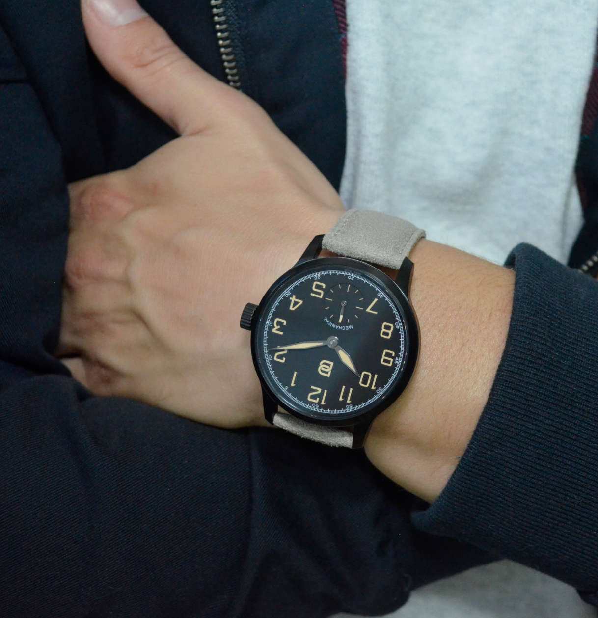 À la fin de l'assemblage de votre montre BeWatchmaker, vous pouvez porter la montre assemblée par vos soins